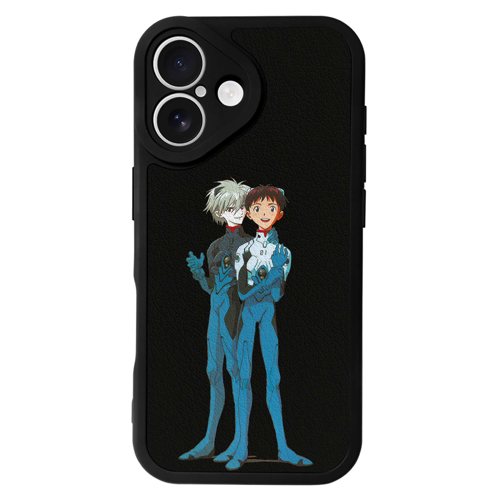 （画像用） EVA 新世紀エヴァンゲリオン 【iPhone 16シリーズ対応】シリコンスマホケース（レザー調） 材質：シリコン